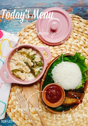 Foto resep Jangan Tempe Lombok Ijo