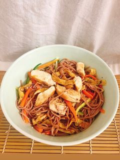 A picture of Eat Clean Mixed Brown Rice Noodle Bowl.