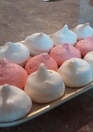 Una foto de Suspiros de merengue francés