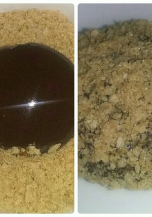 صورة لوصفة حلوى بالشوكولاتة والكوفريت