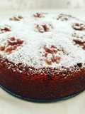 Autumn Cake with Walnuts, Coffee, and Chocolate
