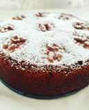 Autumn Cake with Walnuts, Coffee, and Chocolate