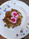 Pasta al jengibre con pollo