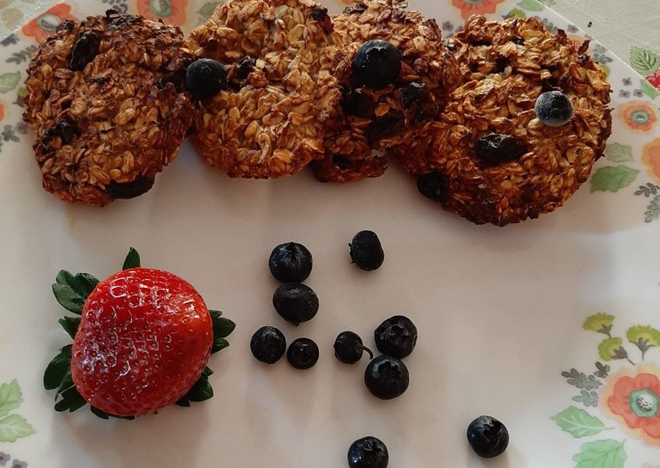 Galletas de avena en freidora de aire