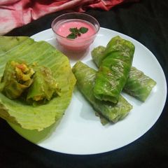 A picture of Stuffed Cabbage roll.