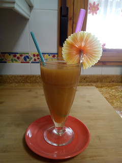 Una foto de Smoothie Melocotón/Piña