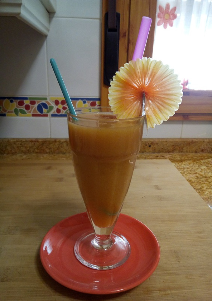 Una foto de Smoothie Melocotón/Piña
