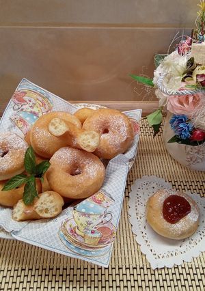Habkönnyű szalagos fánk 🍩 recept fotója