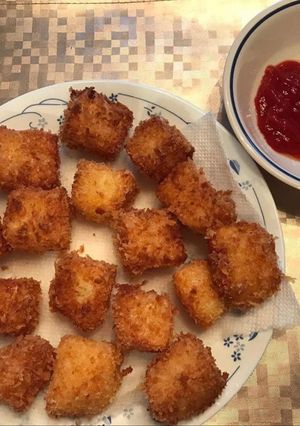 Hình của món Sữa tươi chiên giòn.