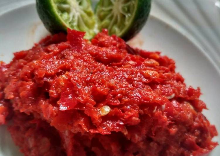 Cara Membuat Sambel Goang Enak