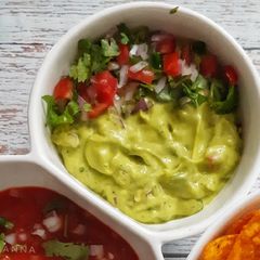 A picture of Guacamole (A healthy, Nutritious Vegan Dip).