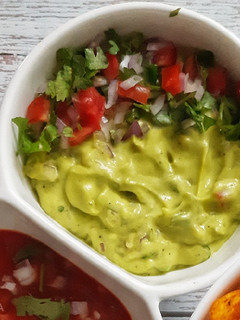 A picture of Guacamole (A healthy, Nutritious Vegan Dip).