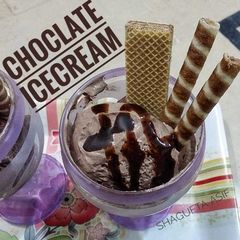 A picture of Chocolate Ice cream.