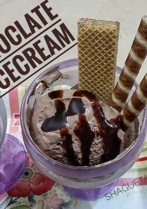 A picture of Chocolate Ice cream.