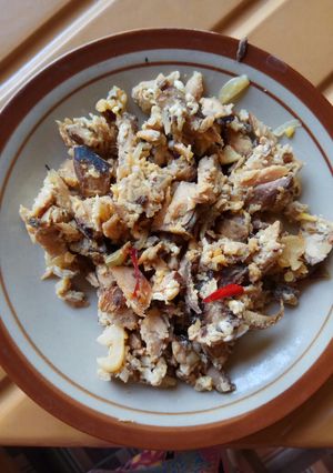 Foto resep Orak-arik panggang petis