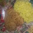 Milanesas de pollo bajas en grasa