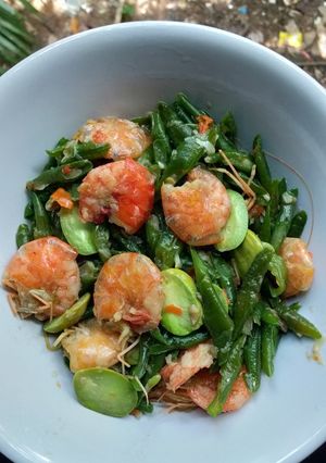 Foto resep Oseng Kacang Panjang Udang
