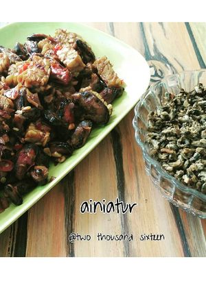 Foto resep 2. Sambal goreng kerang dan tempe