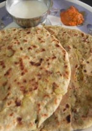 A picture of Aloo Paratha.