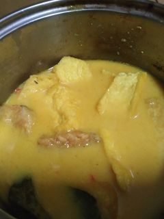 Foto resep Sayur tahu tempe kuah santan