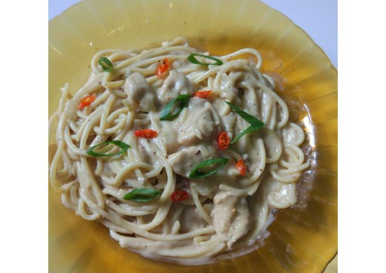  Resep  14 Spaghetti  Chicken  Carbonara oleh Ayu Listiorini 