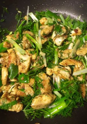 Hình của món Bún chả cá Hà Nội trên đất Melbourne.