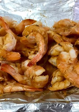Una foto de Camarones al Vapor