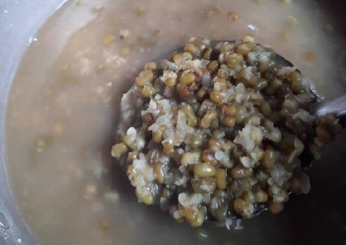 Ternyata begini lho! Resep  membuat Burcang jooo (bubur kacang hijau) dijamin nikmat