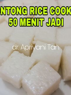 Foto resep Lontong Rice Cooker, Tekstur Sama Dengan Ketupat