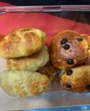 Bollitos de pan con chocolate