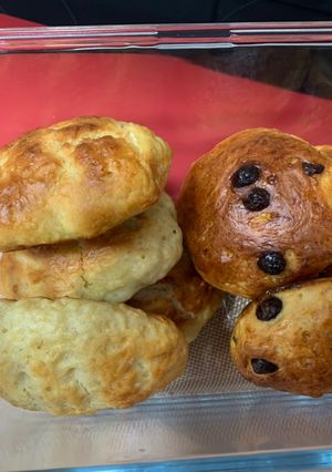 Una foto de Bollitos de pan con chocolate