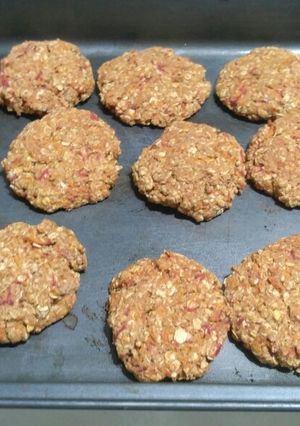 Una foto de Galletas de avena coloridas