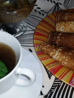 صورة لوصفة فطائر مع السكر والعسل