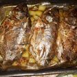 سمك البلطي في الفرن