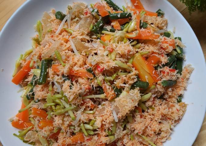 Standar Cara  buat Urap sayur plus kulit dijamin sesuai selera