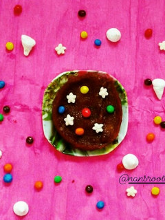 A picture of Butter biscuit almond cake 🍰/no oven, eggless cake.