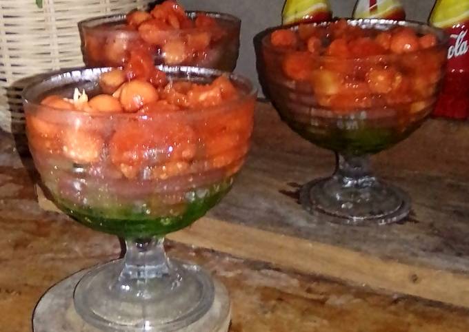 Anti Ribet, Buat Es Buah Pepaya Kolang Kaling Selasih Mix Syrup Melon Enak Terbaru