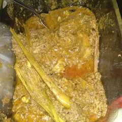 A picture of Rendang padang juara 4 jam.