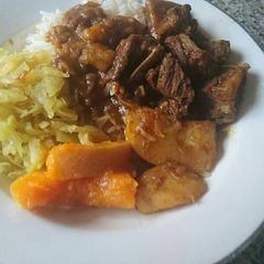 A picture of My simple beef stew.