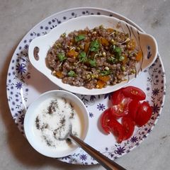 Buckwheat Groat Pulao A picture of Buckwheat Groat Pulao.