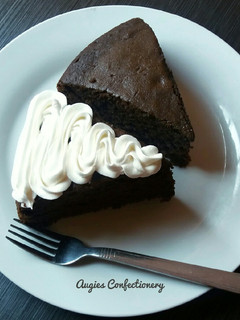 A picture of Chocolate mud cake.