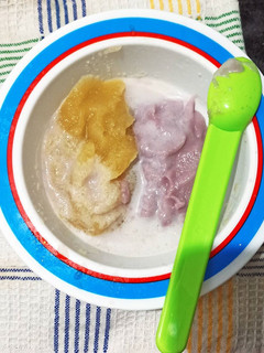 Foto resep Purée Apel Taro Forti (Snack MPASI 6m)