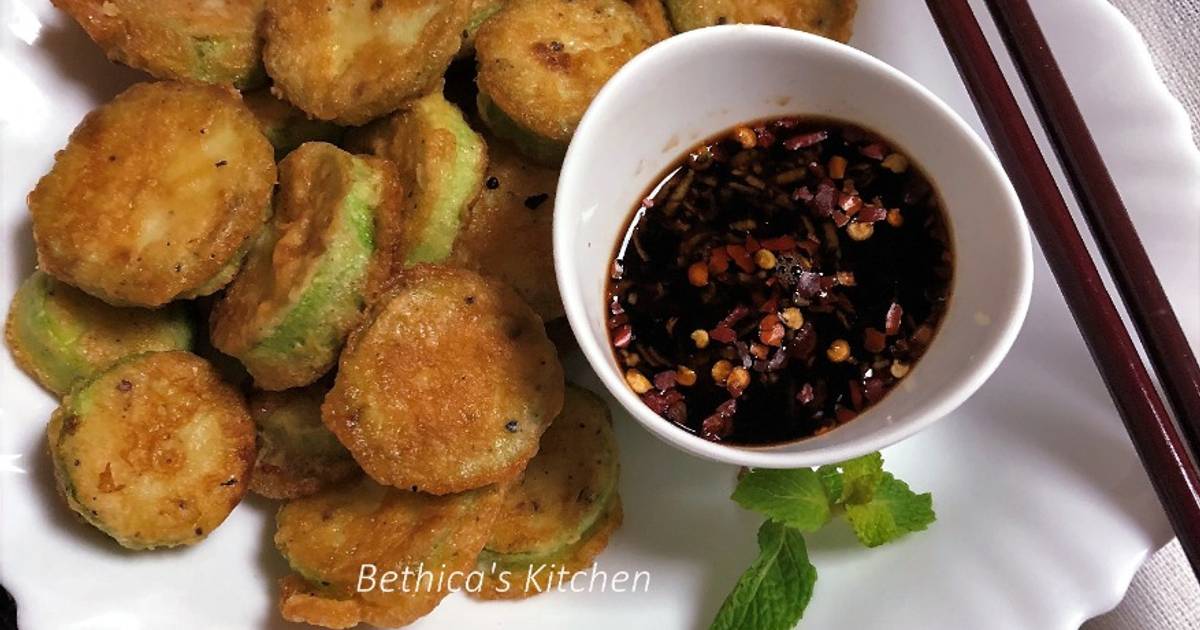 Hobak Jeon (Korean Style Zucchini Fritters) Recipe By Bethica Das - Cookpad