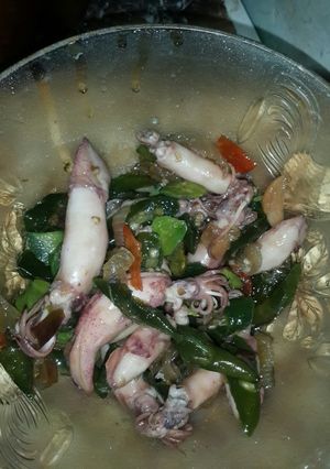 Foto resep Cumi asin pete