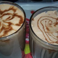A picture of Yummy biscuit shake.