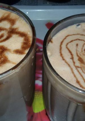 A picture of Yummy biscuit shake.