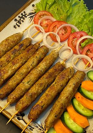 A picture of Chicken Reshmi Kabab.