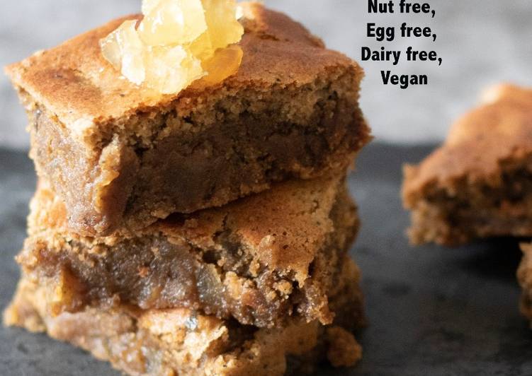 Recipe of Perfect Ginger Bake Brownies (Gluten free, Nut free, Egg free, Dairy free, Plantbased)