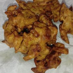 Onion pakode A picture of Onion pakode.