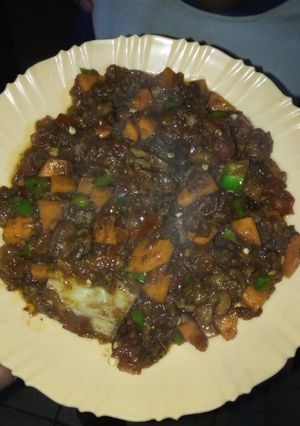 A picture of Wetfry Beefnjeri #festive seasoncontest kakamega #authormarathon.